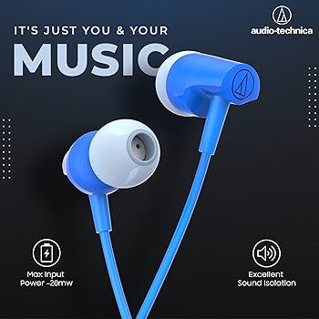 Amazon.com: Audio-Technica ATH-CLR100iSBL SonicFuel in-Ear